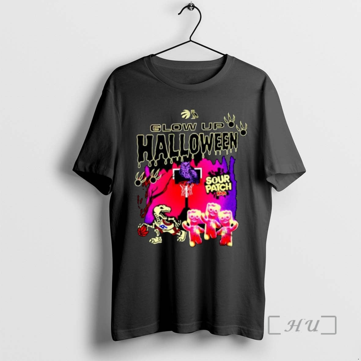 Officials Toronto Raptors Glow Up Halloween Ornaments Tee Shirt Sweater