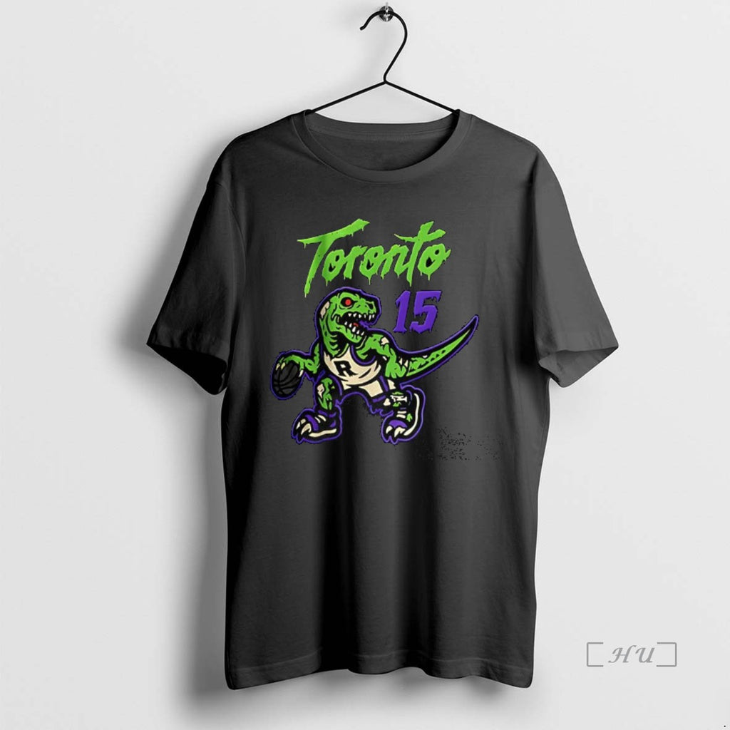 Officials Toronto Raptors Zombie Number 15 Premium T Shirt Sweater