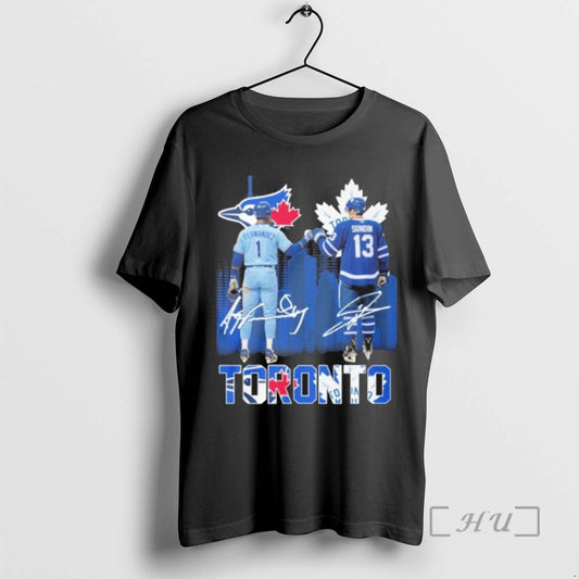 Officials Toronto Tony Fernandez And Mats Sundin Tee Shirt Sweater