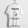 Officials Treats Or The Claws Come Out Cat T Shirt Sweater