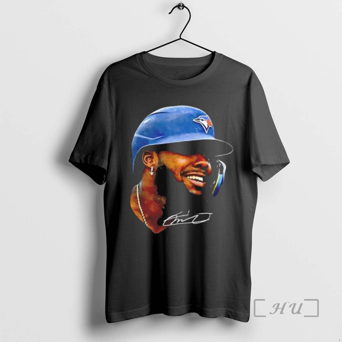 Officials Trending Awesome Big Head Vladdy Guerrero Jr Toronto Blue Jays Signature Tee Shirt Sweater