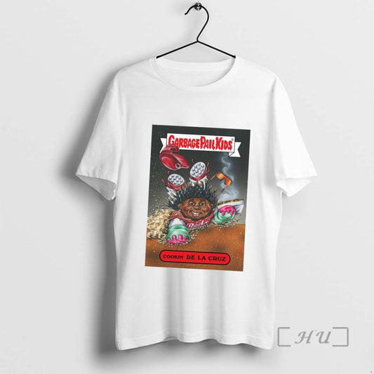 Officials Trending Cookin Elly De La Cruz Garbage Pail Kids Cincinnati Reds Mlb Card Tee