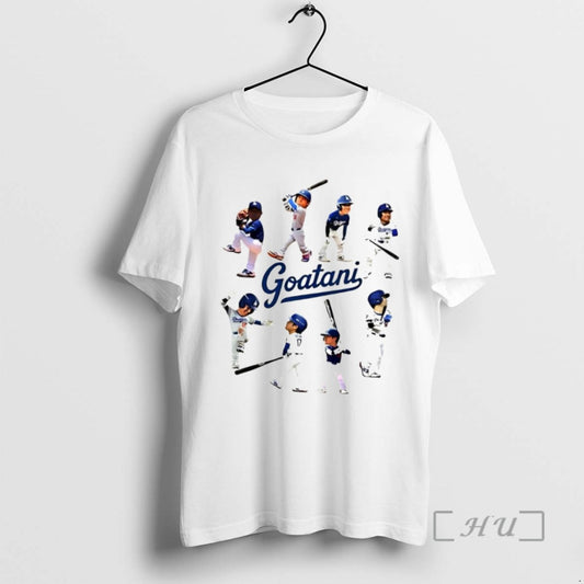 Officials Trending Funny Los Angeles Dodgers Shohei Ohtani Mini Goatani Tee Shirt Sweater