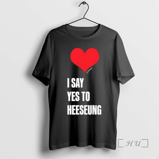 Officials Trending I Say Yes To Heeseung Tee Shirt Sweater