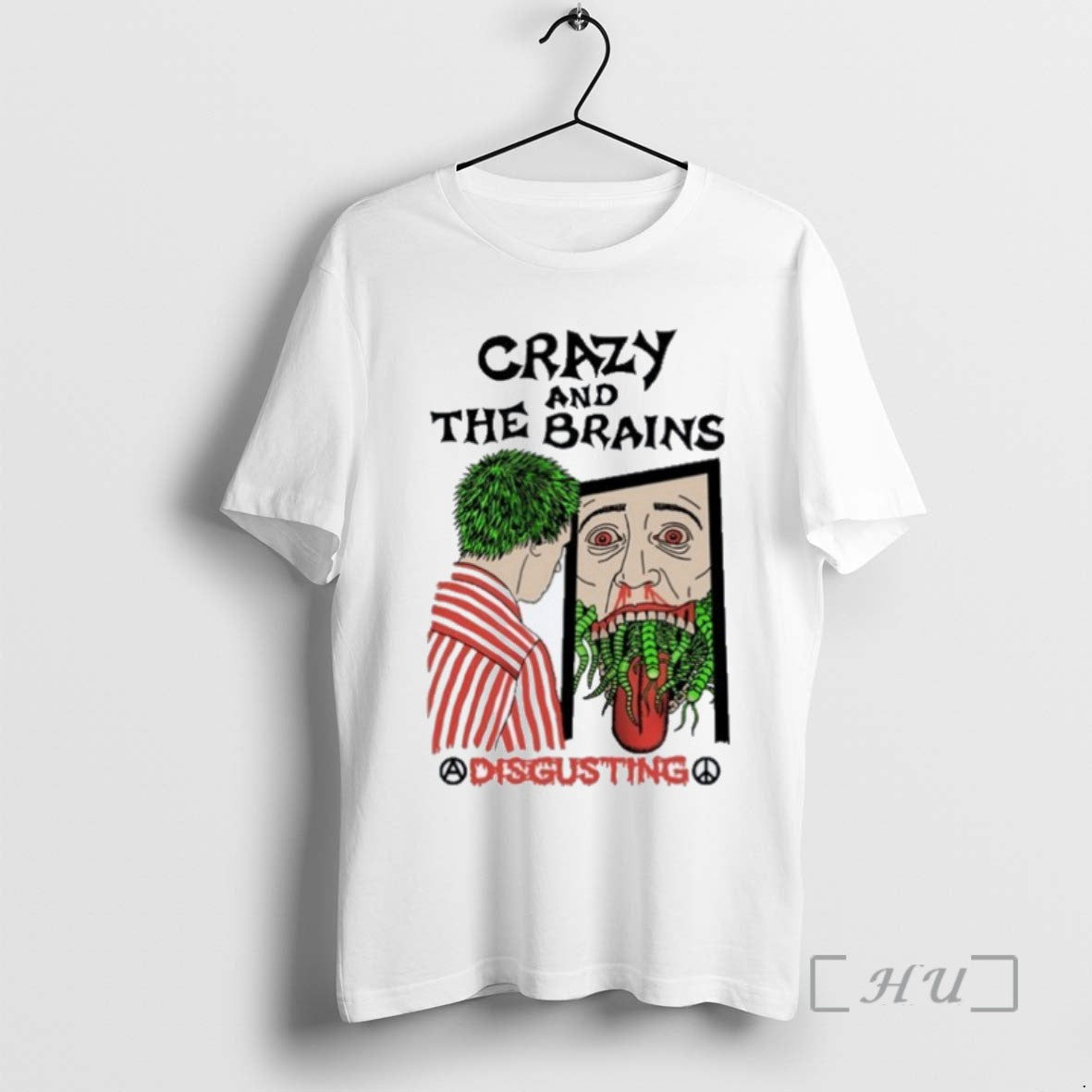 Officials Trending Officiak Crazy And The Brains Disgusting Peace Tee Shirt Sweater