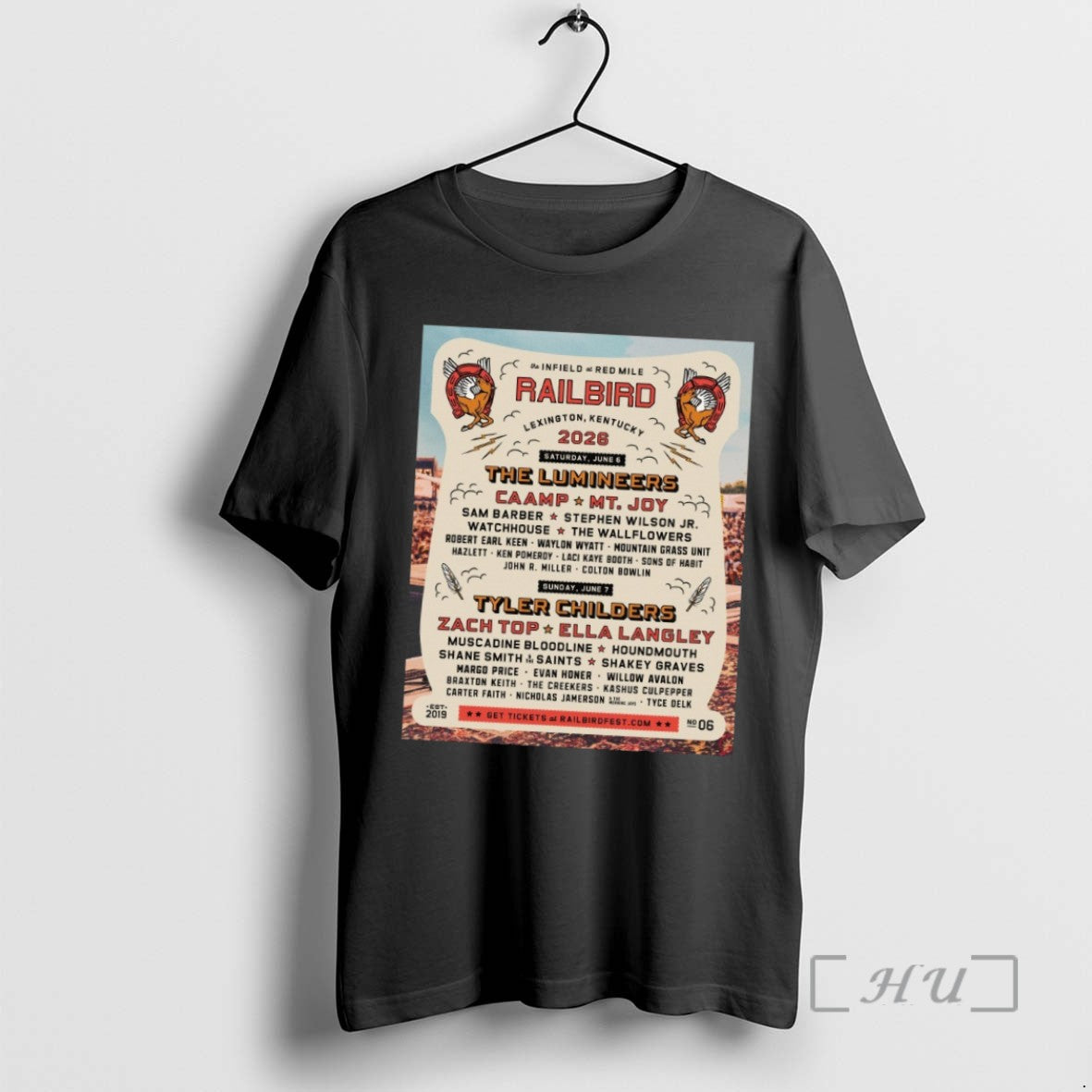 Officials Trending Railbird Lexington Kentucky June 6 2026 The Lumineers June 7 Tyler Childers Tee