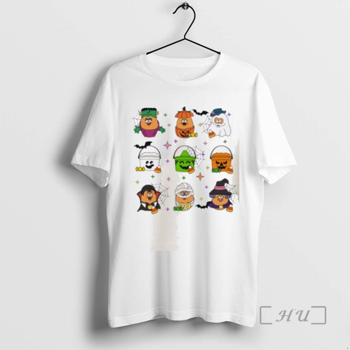Officials Trending Spooky Nuggets Happy Halloween Tee Shirt Sweater