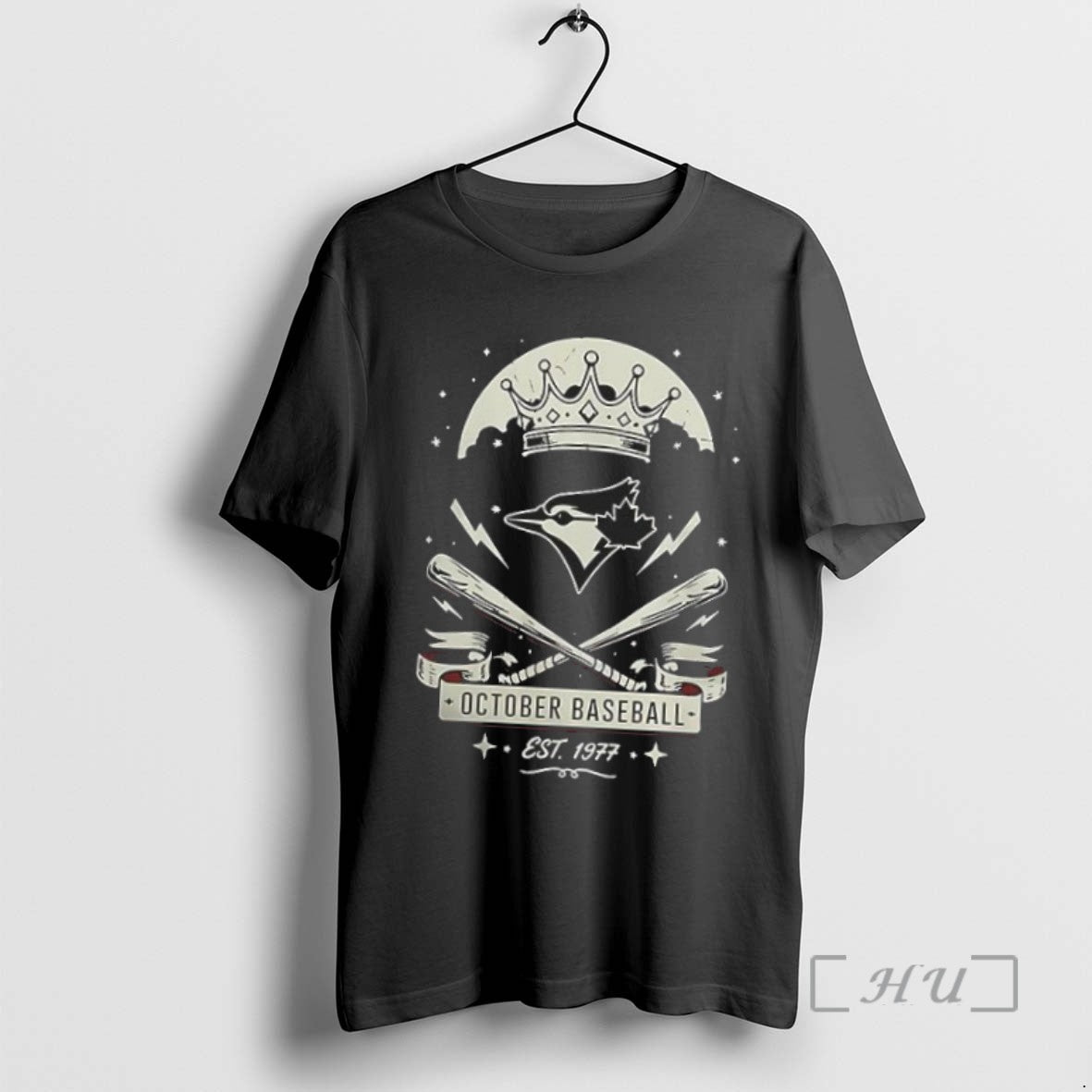 Officials Trending Top Toronto Blue Jays Est 1977 October Baseball Crown Retro Tee Shirt Sweater