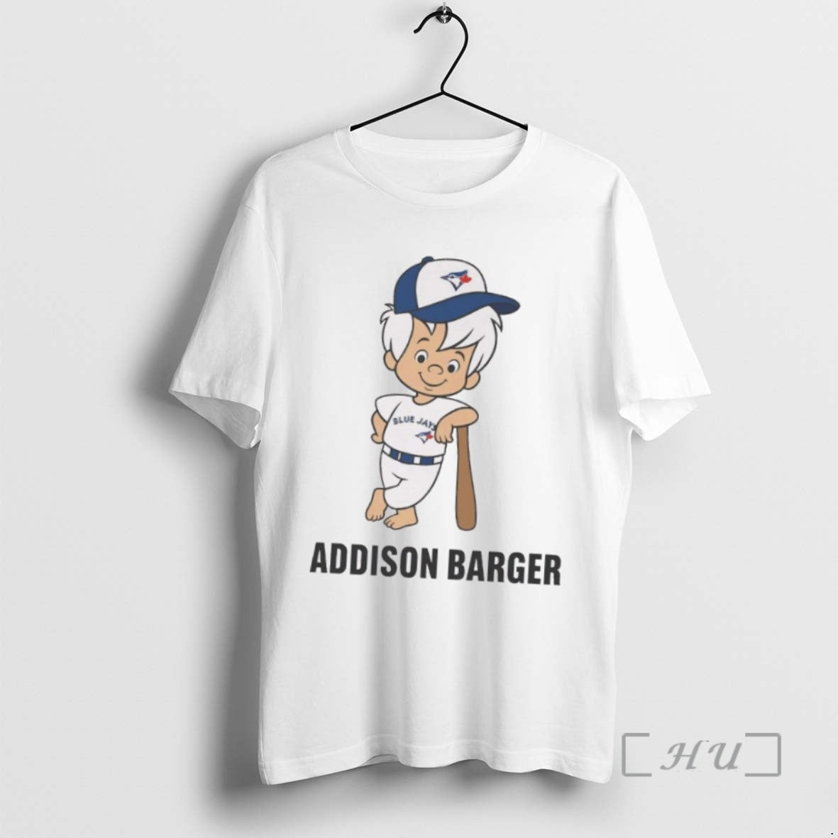 Officials Trending Toronto Blue Jays Mlb Addison Barger Cartoon 2025 Tee Shirt Sweater