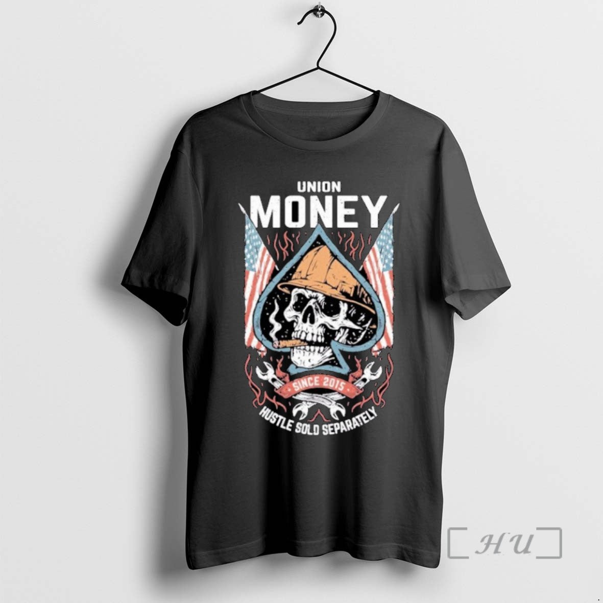 Officials Trending Union Money Hustle Sold Separately Since 2015 Merica Tee Shirt Sweater
