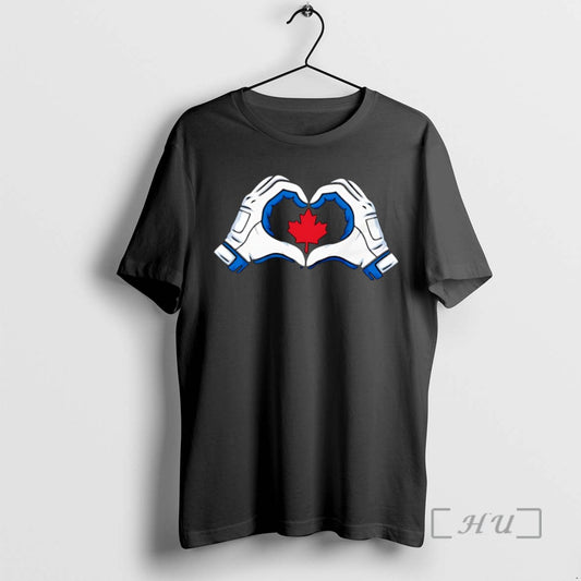Officials Trending Vladdy Wearing Canada Heart Hands Tee Shirt Sweater