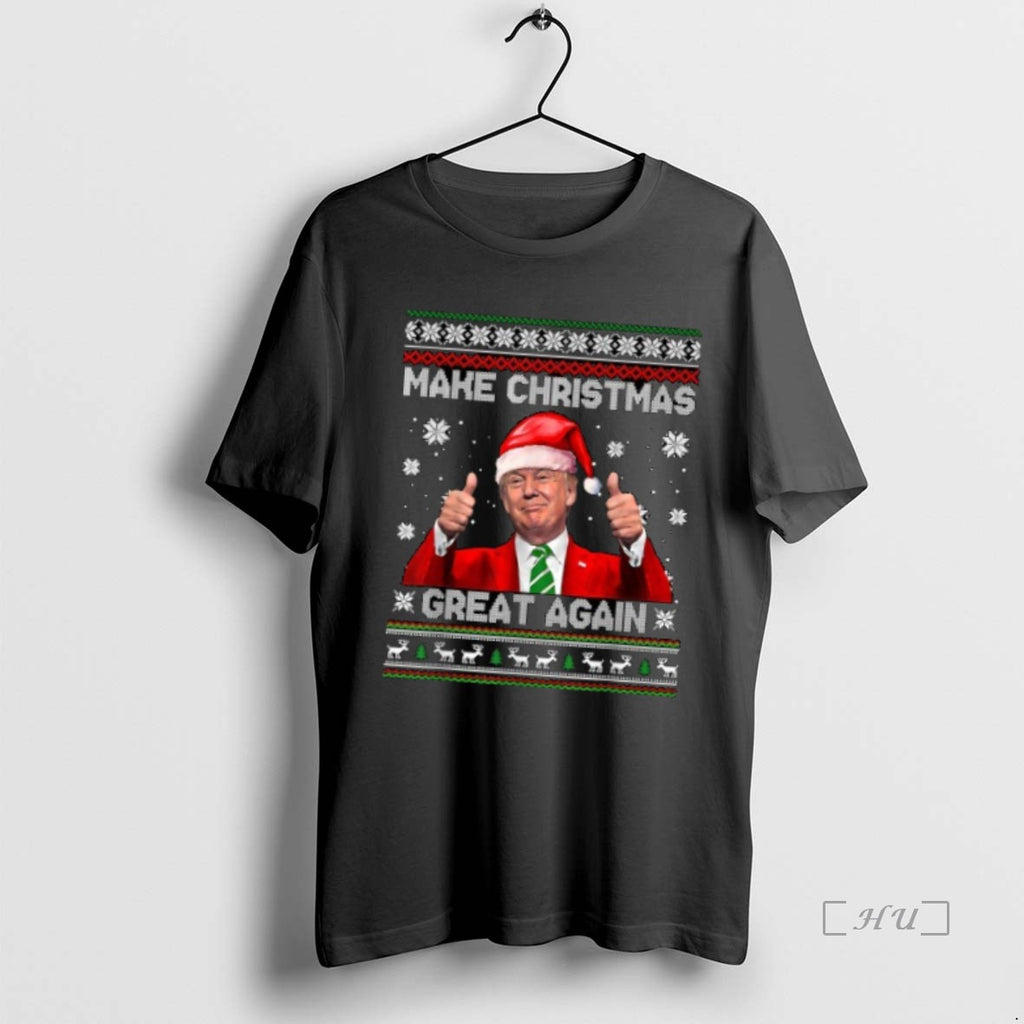 Officials Trump Make Christmas Great Again With Hilarious Ugly Pajamas Santa Thumb 2025 Premium