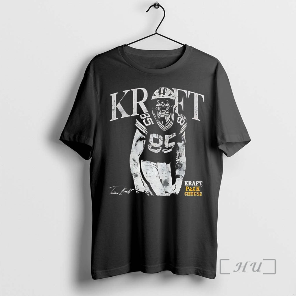 Officials Tucker Kraft Green Bay Packers Kraft Pack Cheese Signature T Shirt Sweater