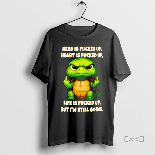 Officials Turtle Head Is Fucked Up Heart Is Fucked Up Premium T Shirt Sweater