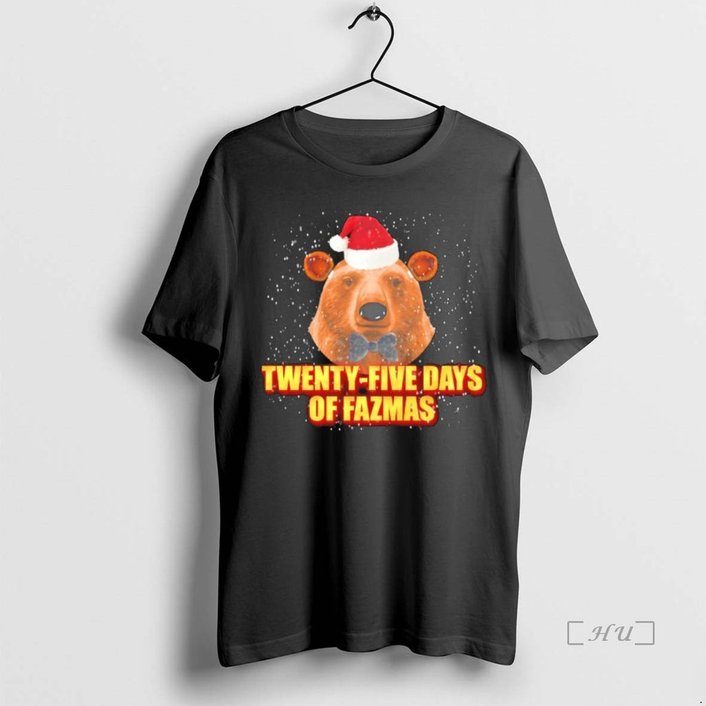 Officials Twenty Five Days Of Fazmas Bear Christmas Premium T Shirt Sweater