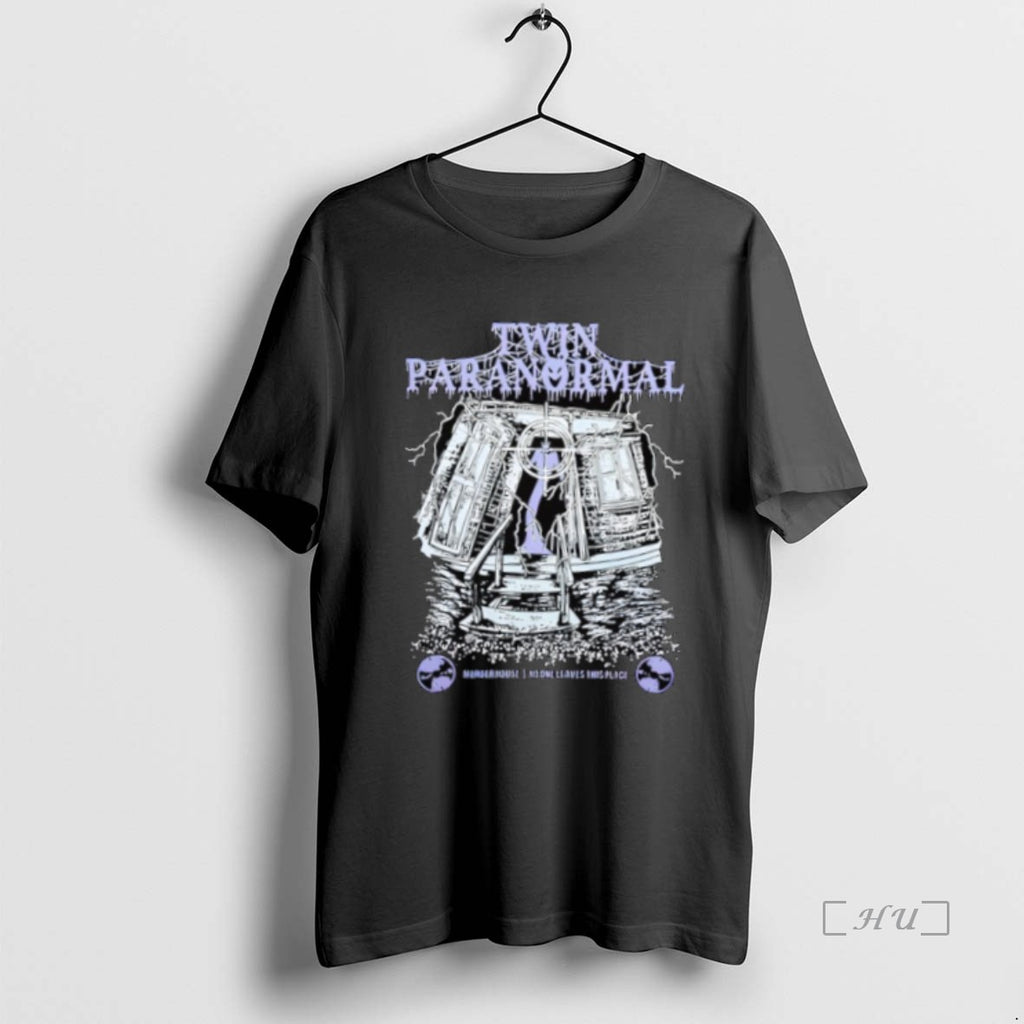 Officials Twin Paranormal Murderhouse No One Leaves This Place Premium T Shirt Sweater