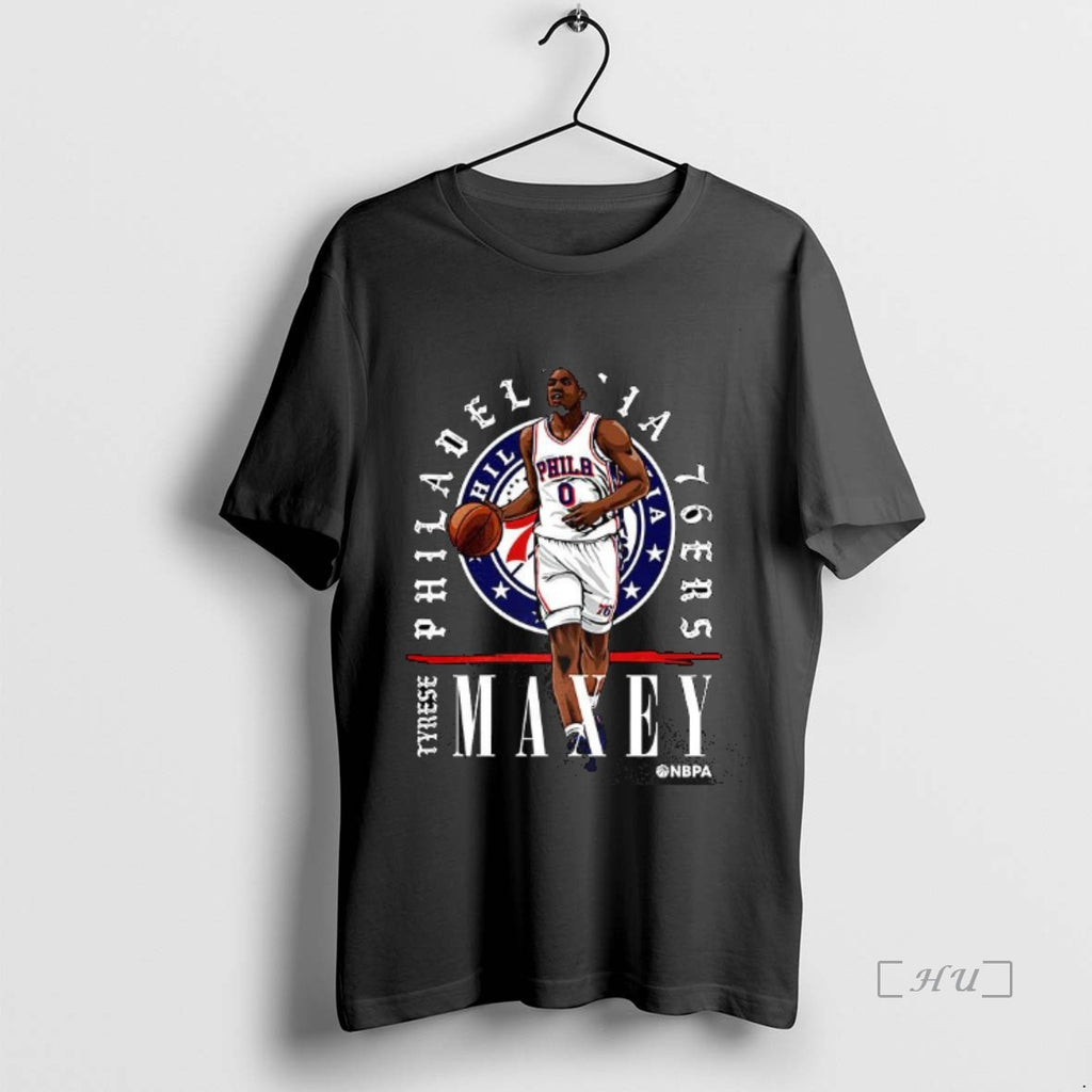 Officials Tyrese Maxey Philadelphia 76ers Nba Premium T Shirt Sweater