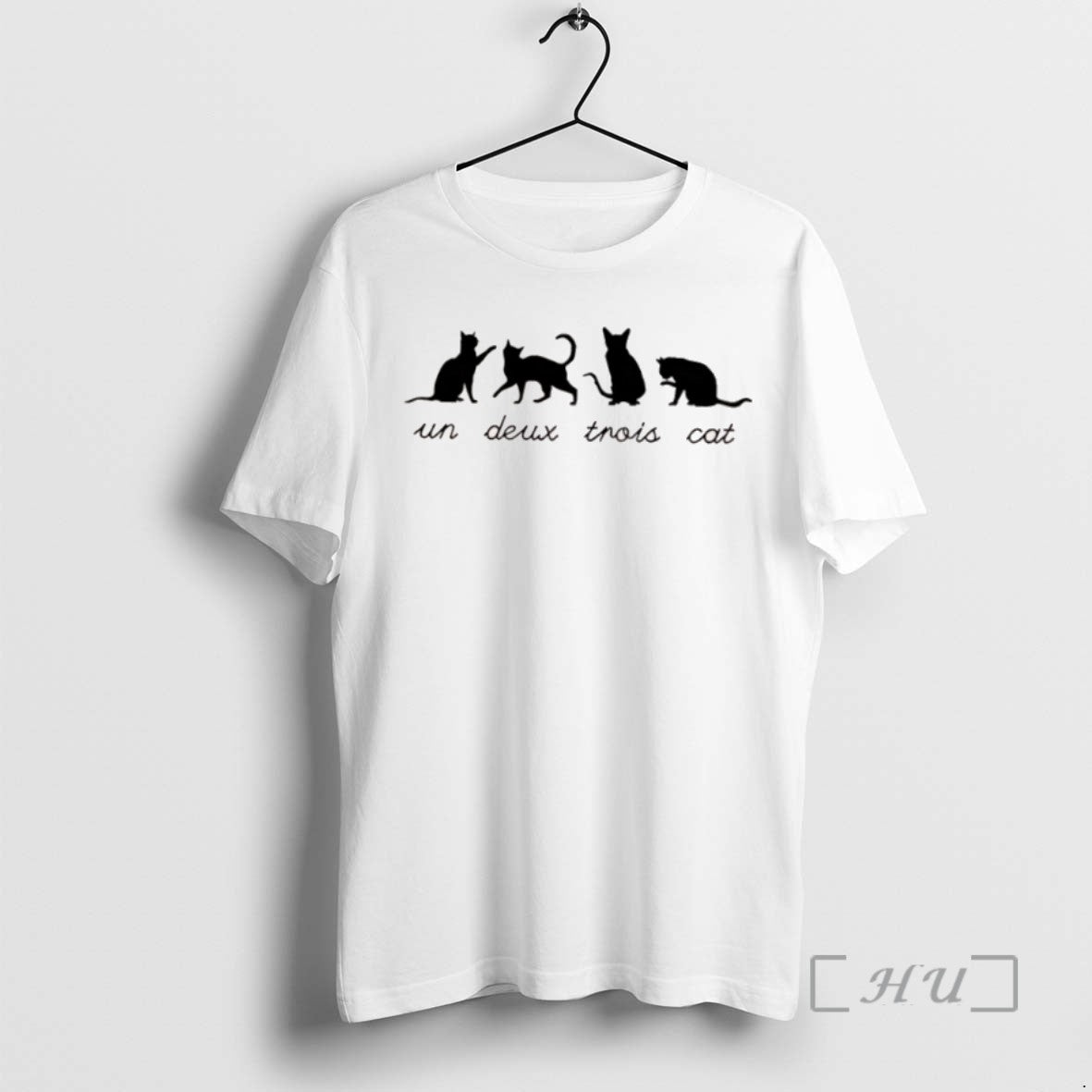 Officials Un Deux Trois Cat French Teacher Pun Cat Lover Tee Shirt Sweater