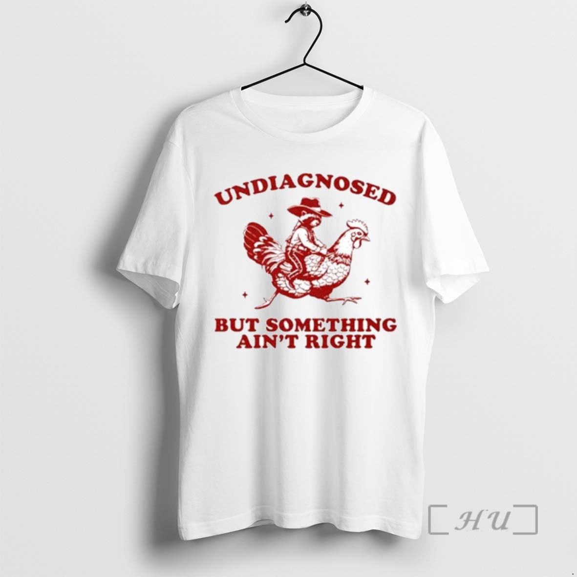 Officials Undiagnosed But Something Aint Right Funny Raccoon Chicken Ornaments Tee Shirt Sweater