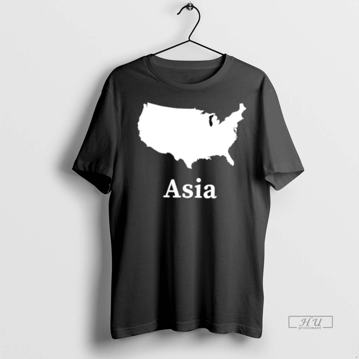 Officials United States Of Asia Map Premium Tee Shirt Sweater
