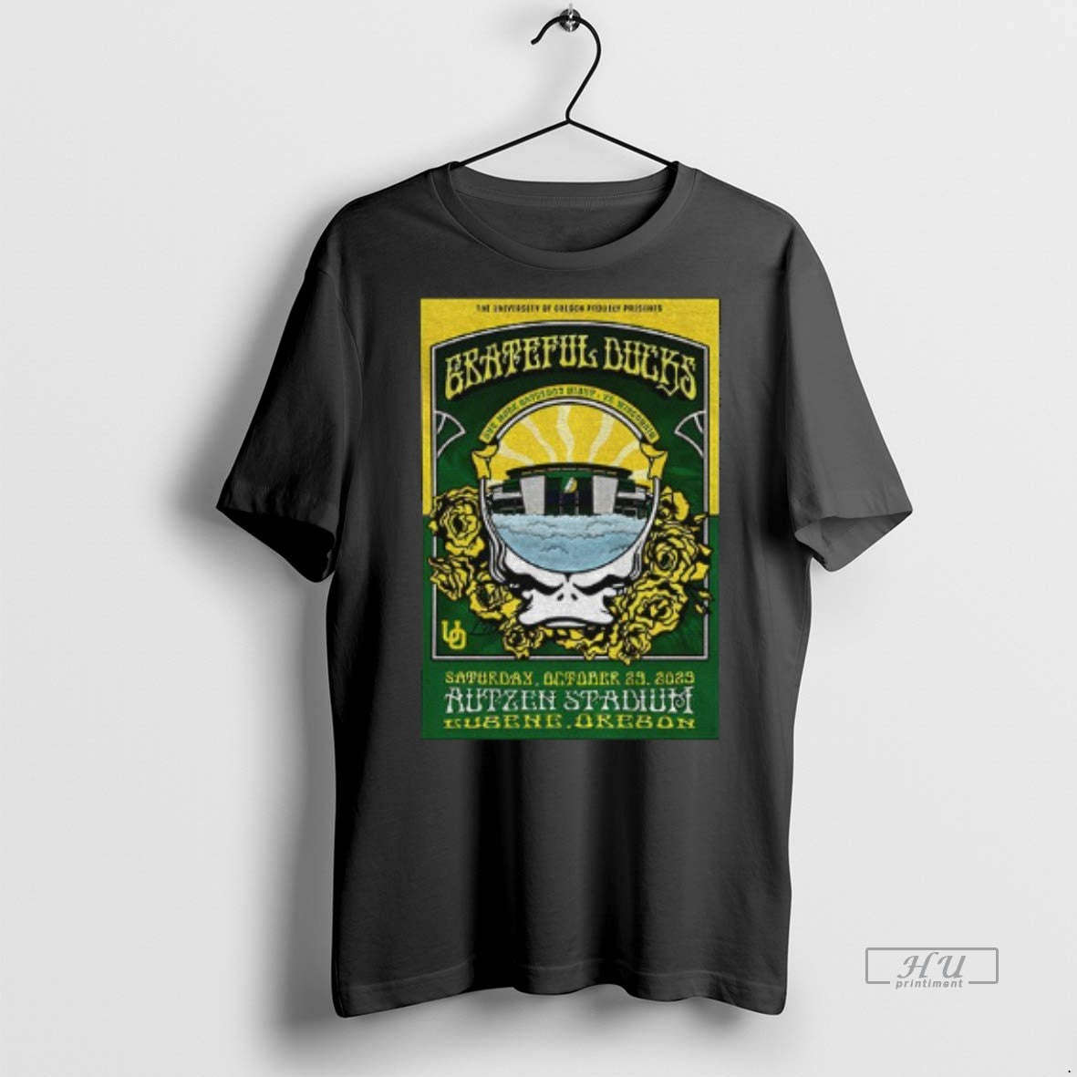 Officials University Of Oregon Grateful Ducks Graphic Tee Shirt Sweater