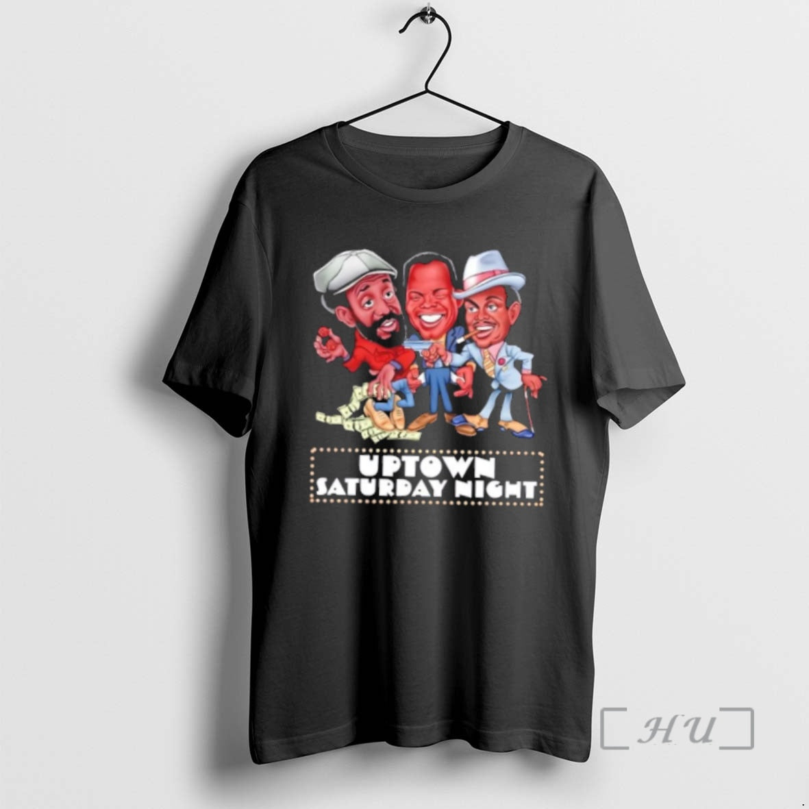 Officials Uptown Staturday Night 1974 Caricature Vintage Premium T Shirt Sweater