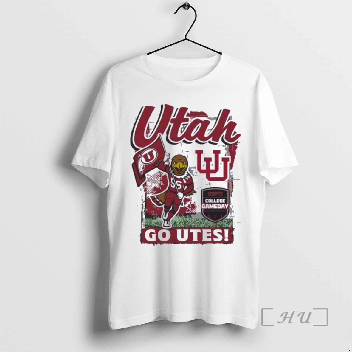 Officials Utah Utes 2025 College Gameday Go Utes Mascot T Shirt Sweater