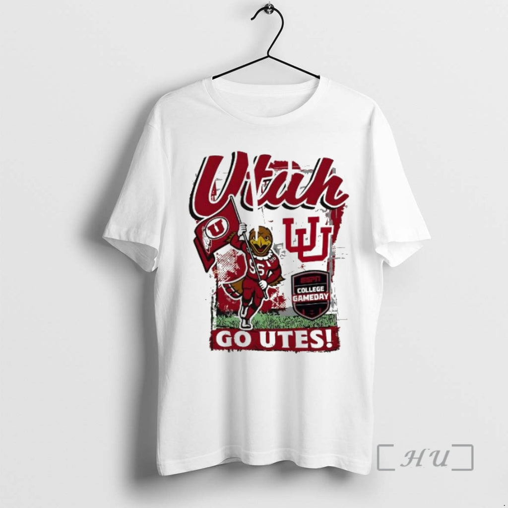 Officials Utah Utes Football College Gameday Go Utes Mascot T Shirt Sweater