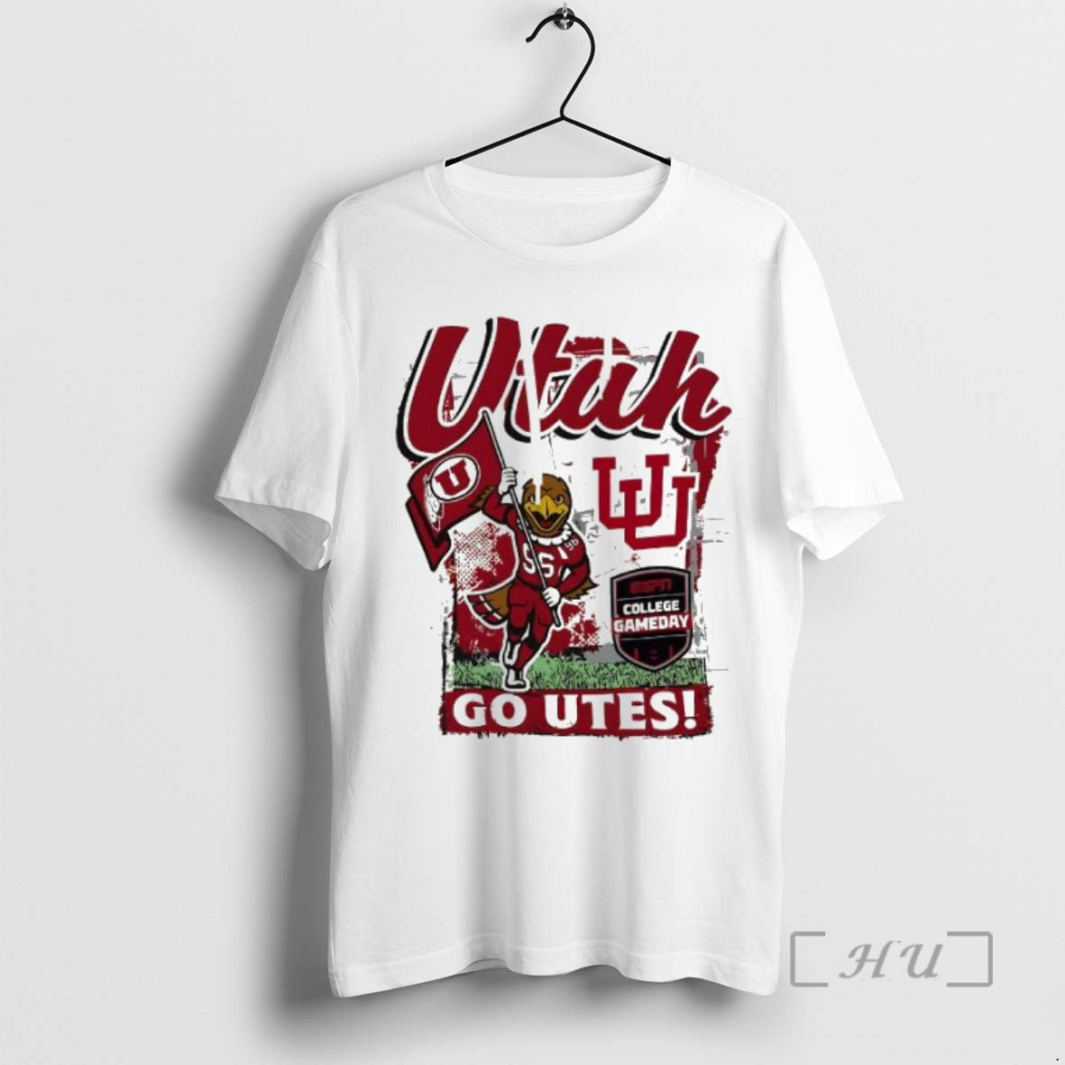 Officials Utah Utes Football College Gameday Go Utes Mascot T Shirt Sweater