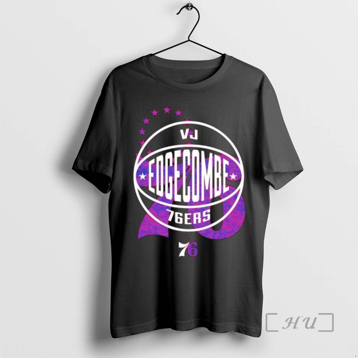 Officials Vj Edgecombe Philadelphia 76ers Basketball Logo
