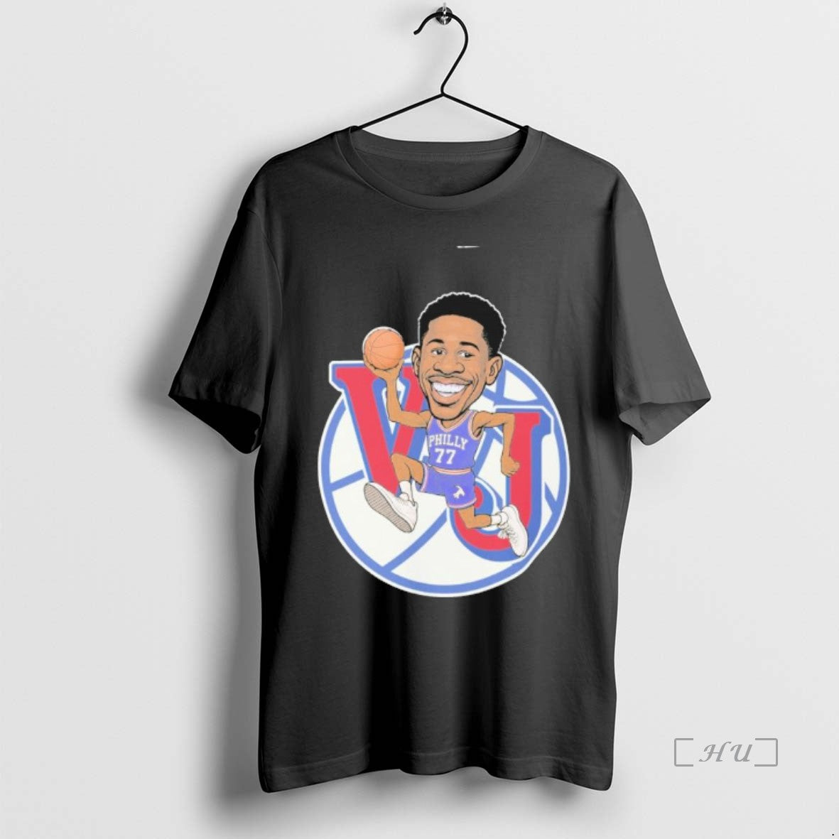 Officials Vj Edgecombe Philadelphia 76ers Vj Caricature T Shirt Sweater