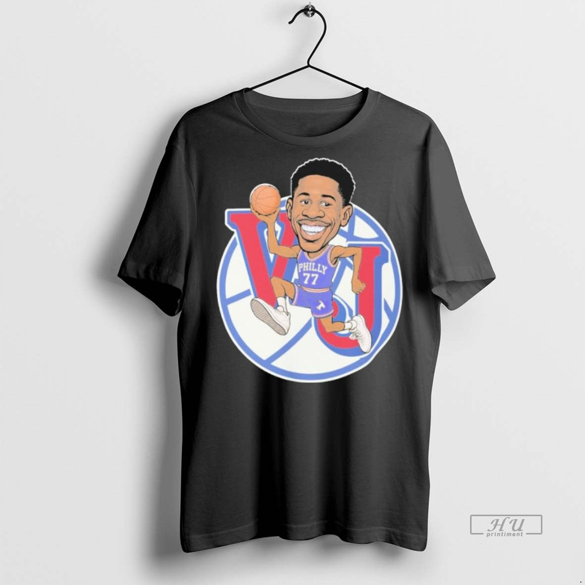 Officials Vj Edgecombe Philadelphia 76ers Vj Caricature Tee Shirt Sweater