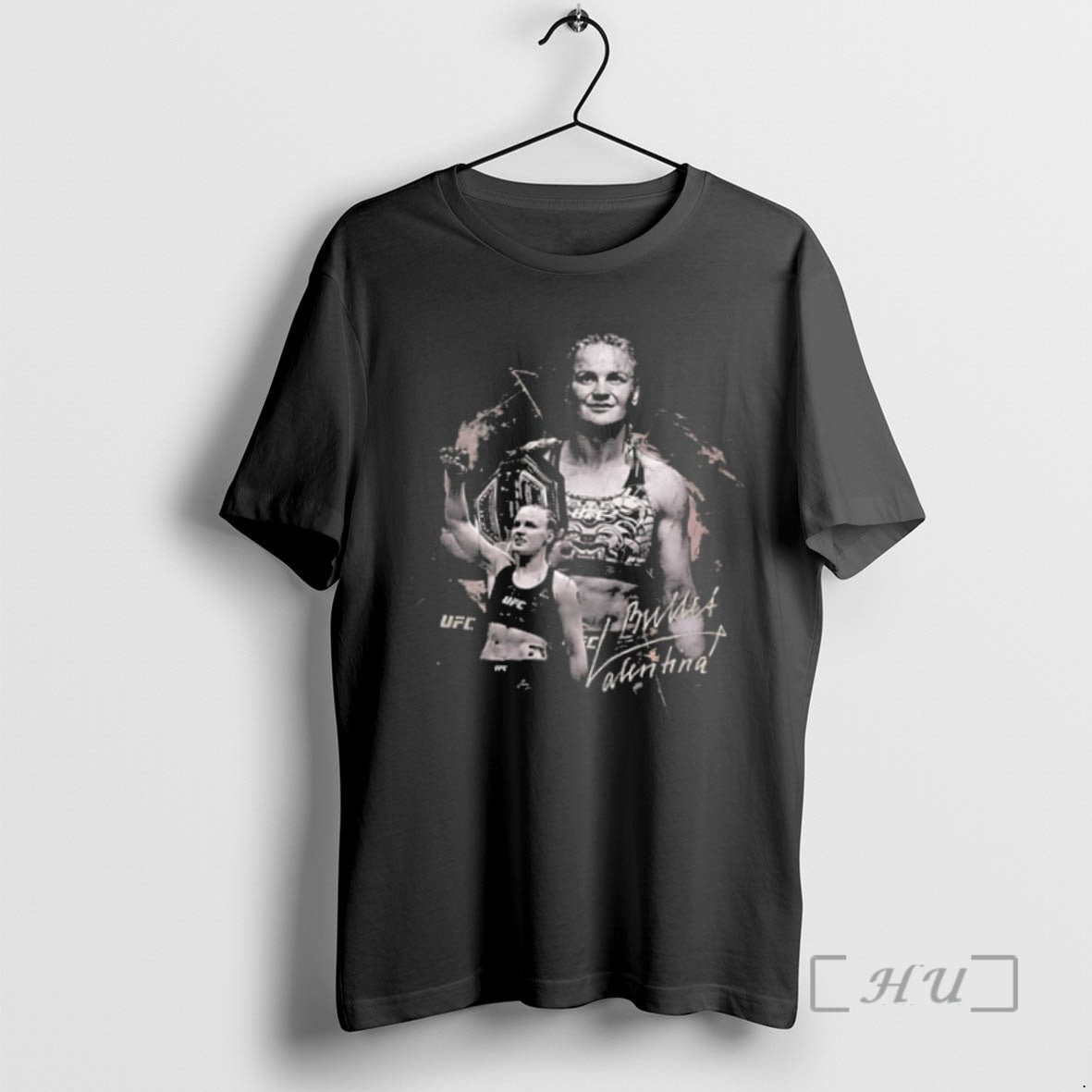Officials Valentina Shevchenko Ufc 322 Graphic Autographed 2 Sided T Shirt Sweater