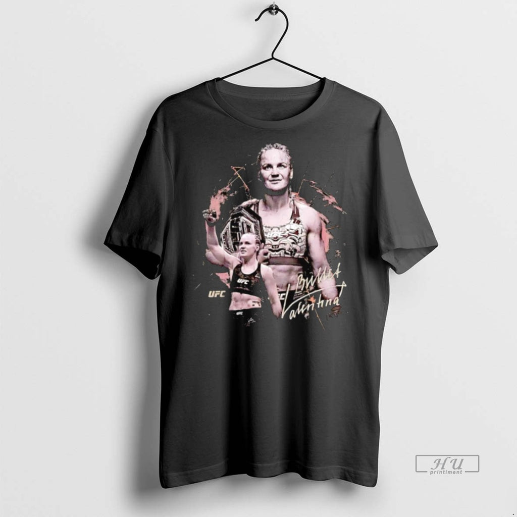 Officials Valentina Shevchenko Ufc 322 Signature Graphic Premium Tee Shirt Sweater