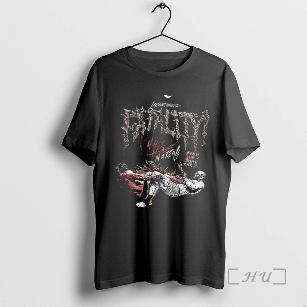 Officials Valter Walker Fatality 4 Heel Hooks In A Low Graphic Tee Shirt Sweater