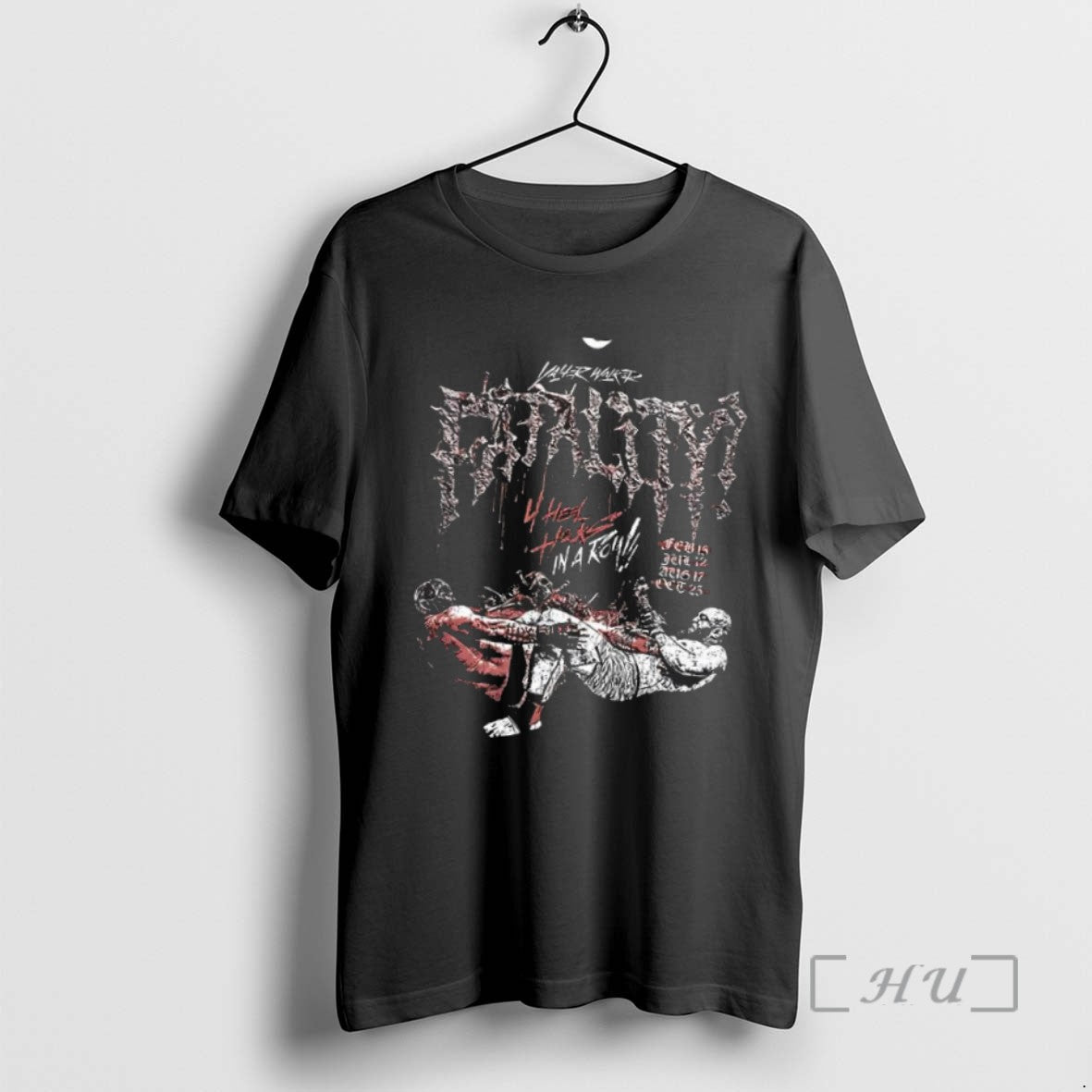 Officials Valter Walker Fatality 4 Heel Hooks In A Low Graphic Tee Shirt Sweater
