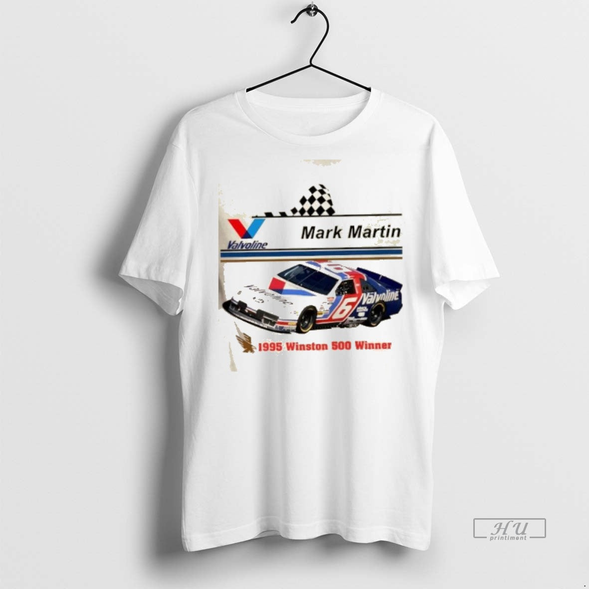 Officials Valvoline Mark Martin 1995 Winston 500 Winner Graphic Tee Shirt Sweater