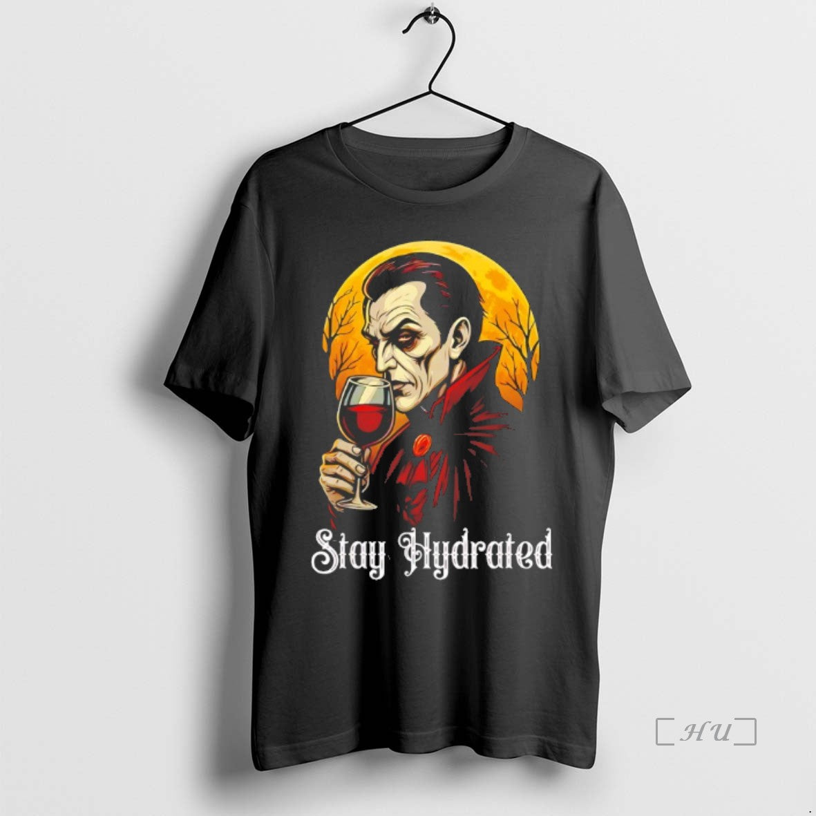 Officials Vampire Dracula Glass Of Blood Stay Hydrated Halloween T Shirt Sweater