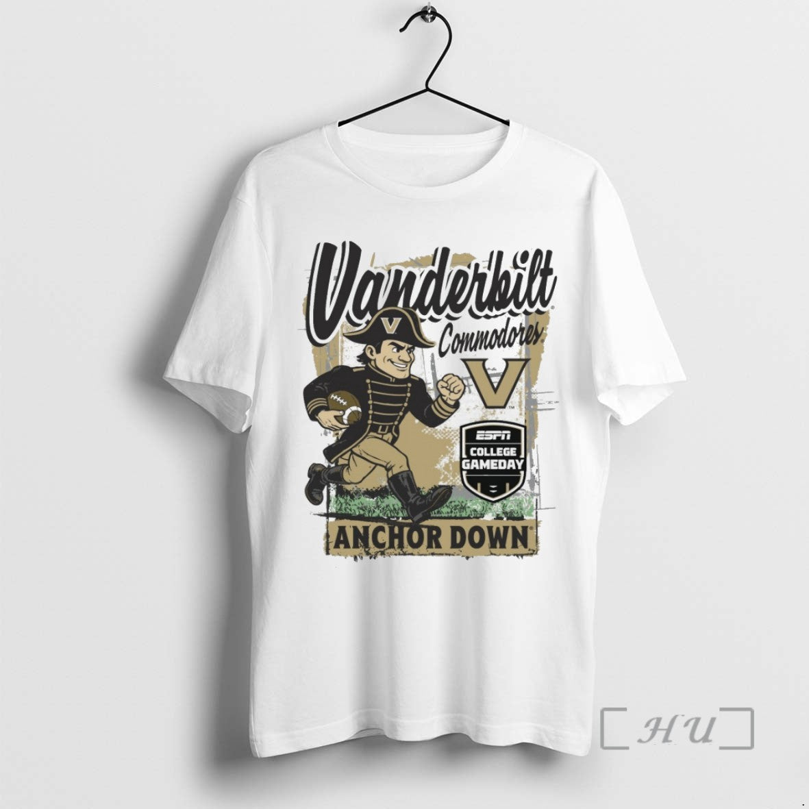 Officials Vanderbilt Commodores 2025 College Gameday Anchor Down T Shirt Sweater