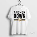 Officials Vanderbilt Commodores Anchor Down Logo T Shirt Sweater