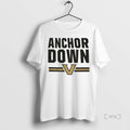 Officials Vanderbilt Commodores Anchor Down Text T Shirt Sweater