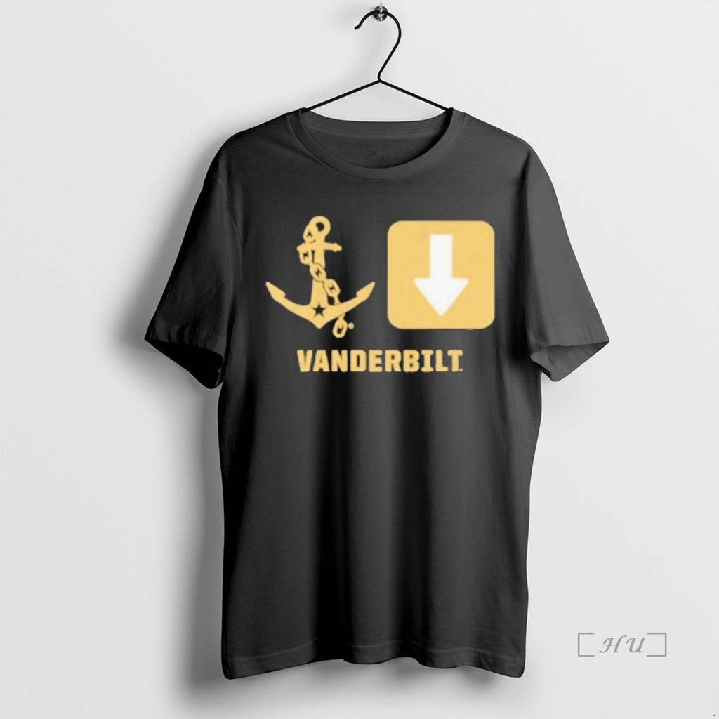 Officials Vanderbilt Commodores Football Anchor Down Symbols Premium T Shirt Sweater