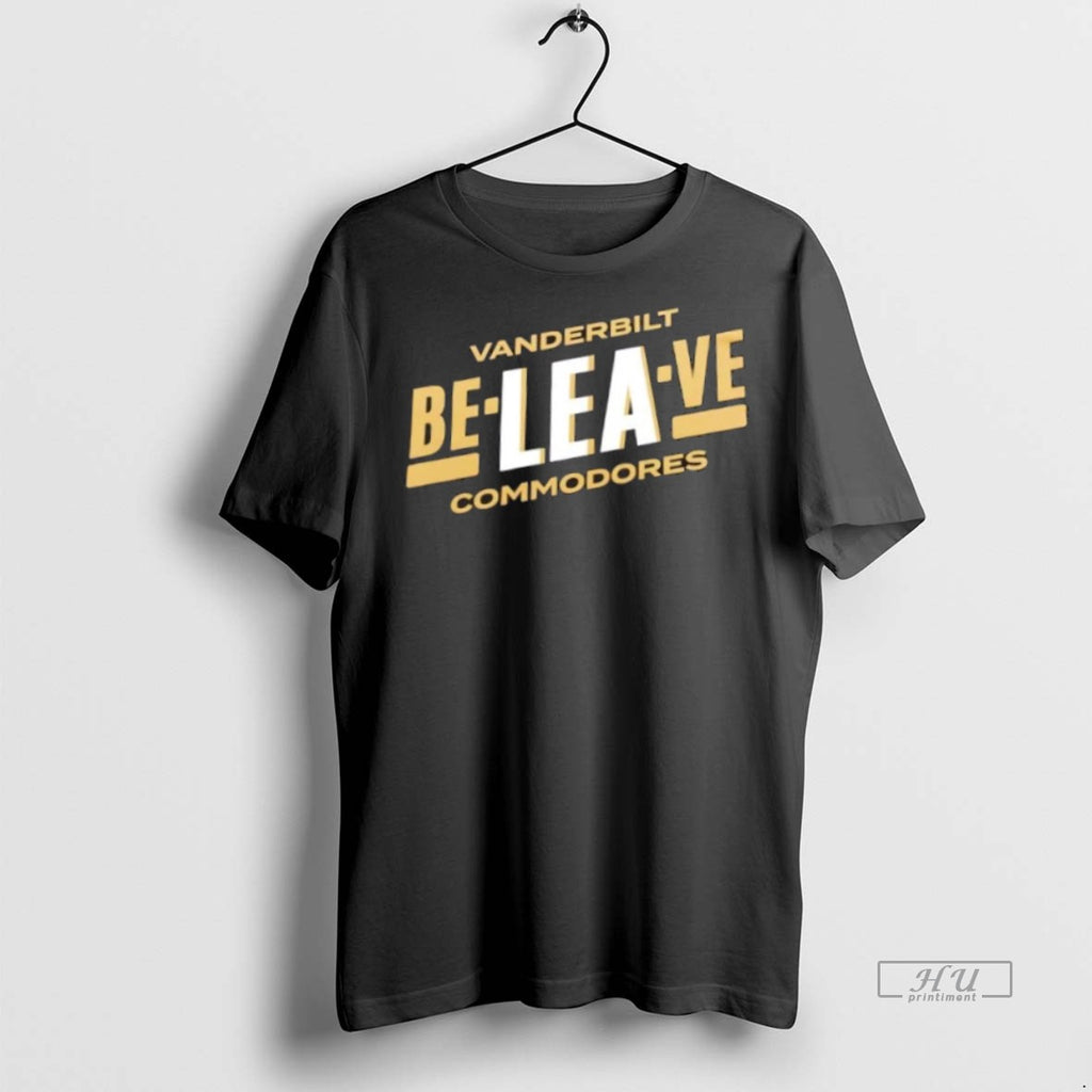 Officials Vanderbilt Commodores Football Be Lea Ve 2 Sided Premium Tee Shirt Sweater