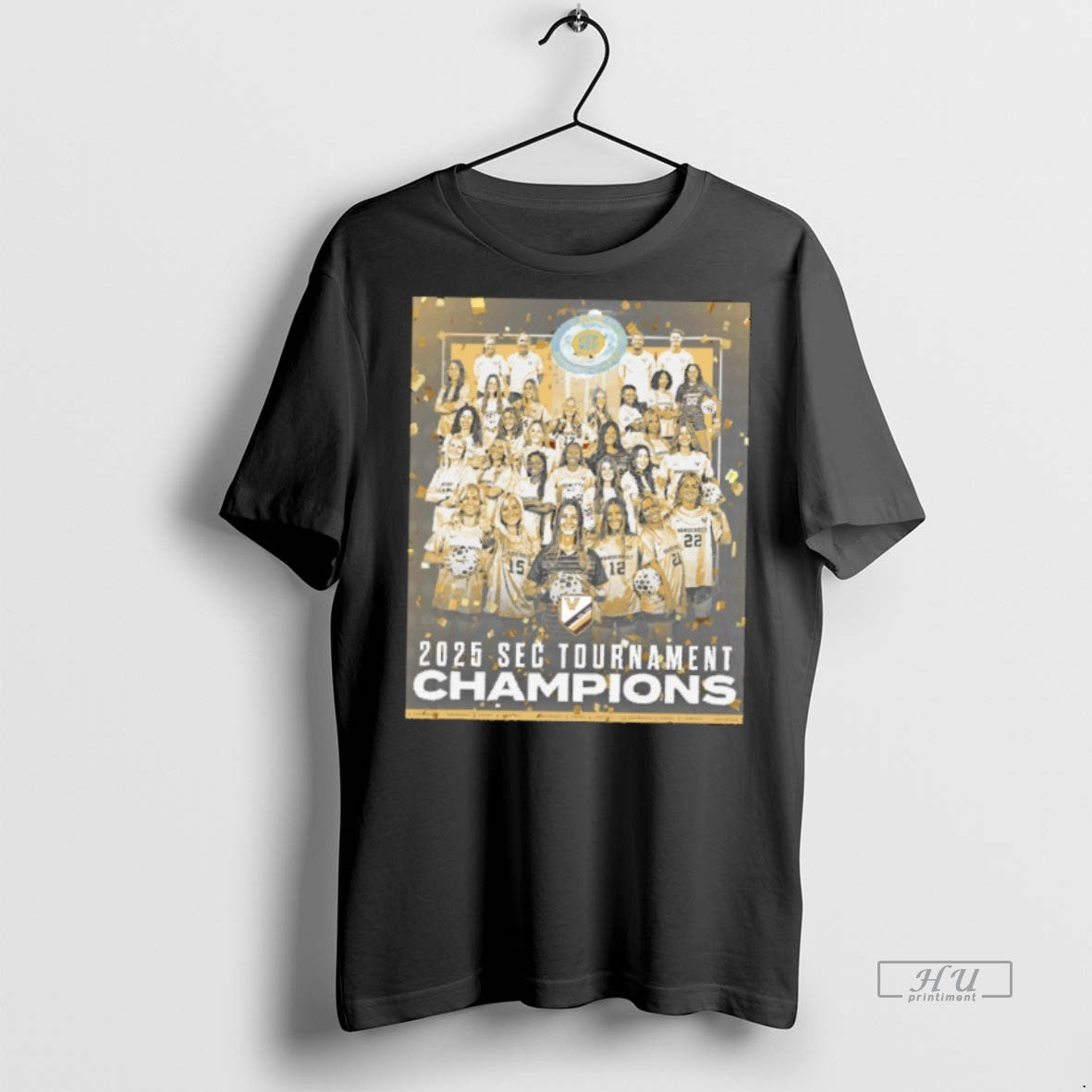 Officials Vanderbilt Commodores Womens Soccer 2025 Sec Tournament Champions Premium Tee Shirt Sweater