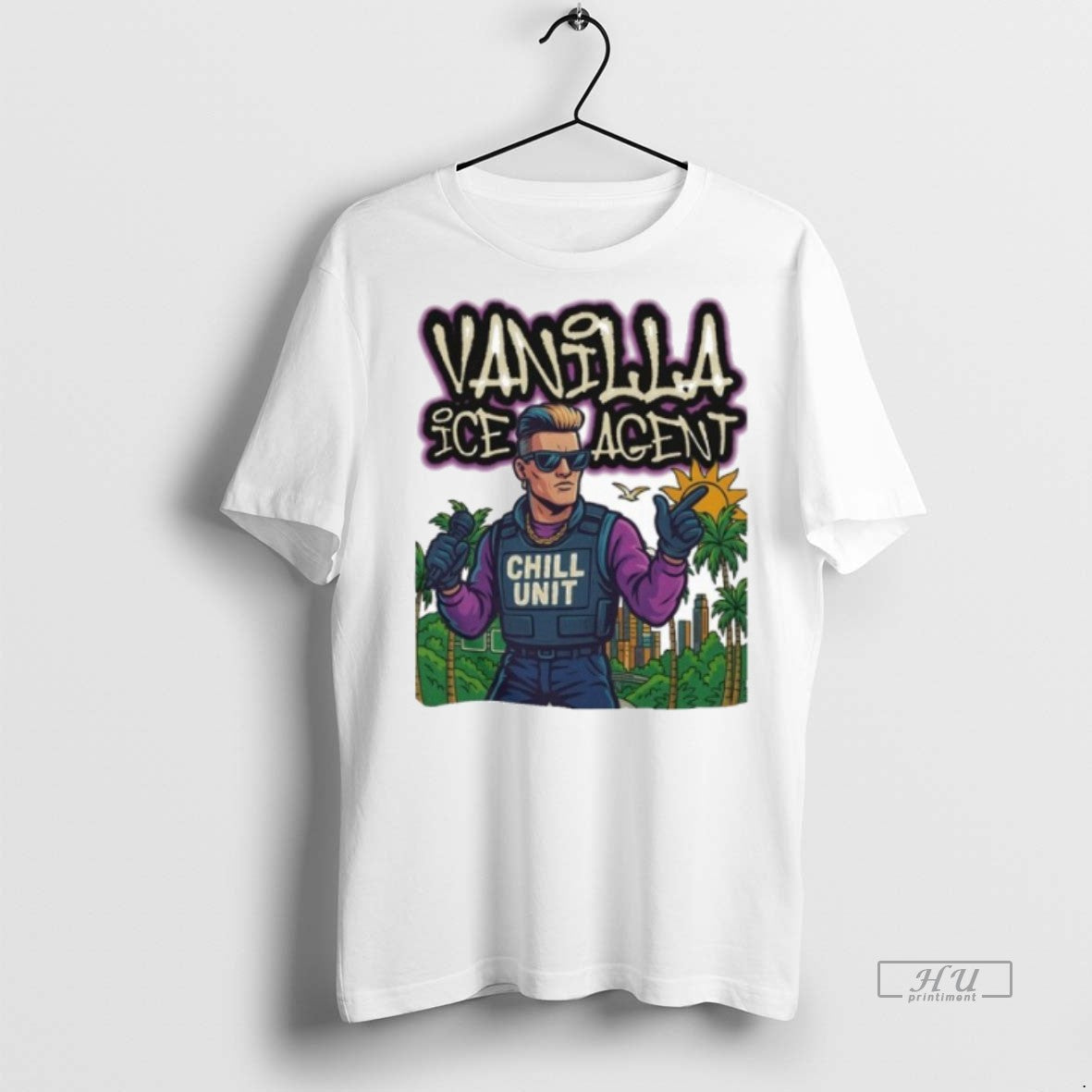 Officials Vanilla Ice Agent Meme Graphic Tee Shirt Sweater