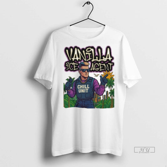 Officials Vanilla Ice Agent Meme Graphic Tee Shirt Sweater