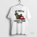 Officials Veterans Against Trump My Dd24 Trumps Your Maga Hat Premium Tee Shirt Sweater