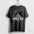 Officials Veterans Day 2025 2x World War Champions American Flag Premium T Shirt Sweater