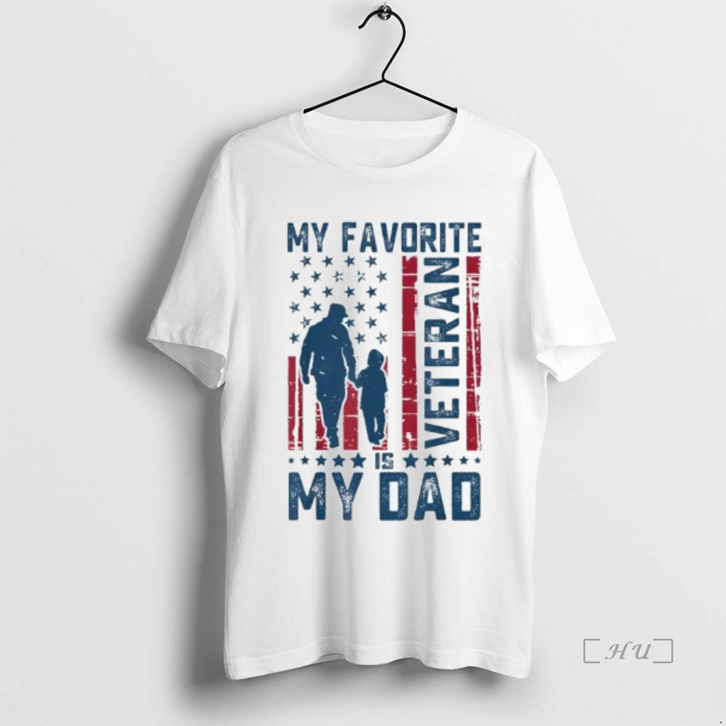 Officials Veterans Day My Favorite Veteran Is My Dad Premium T Shirt Sweater