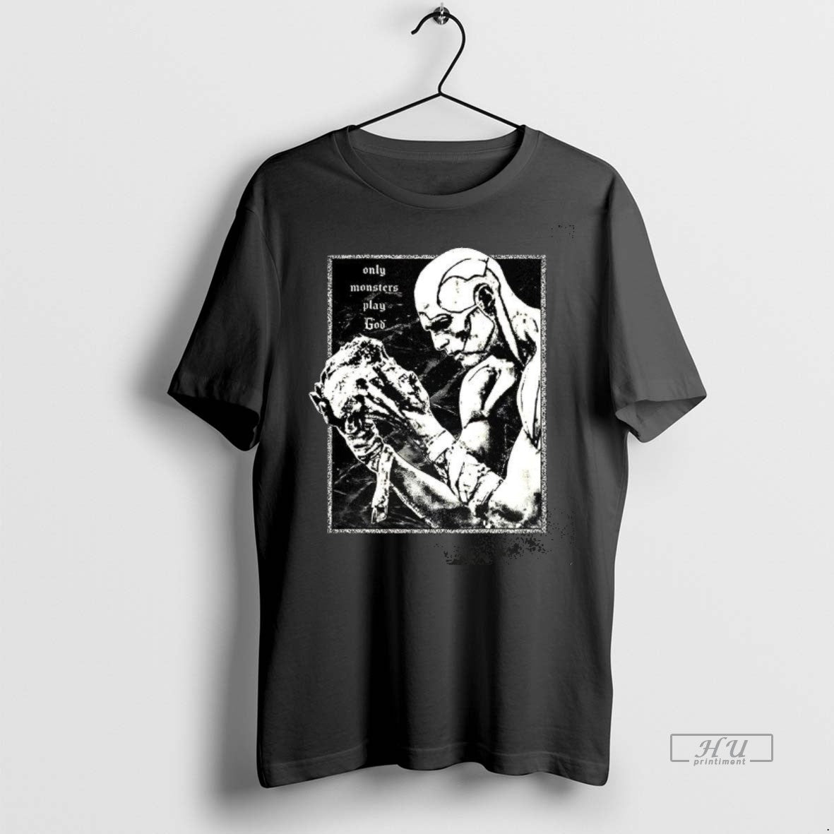 Officials Victor Frankenstein Only Monsters Play God Horror Premium Tee Shirt Sweater